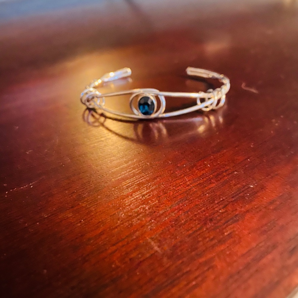 Saphire bangle - Picture 2 of 2